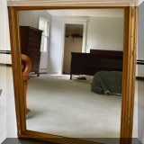 DM03. Rectangular gilt mirror. 